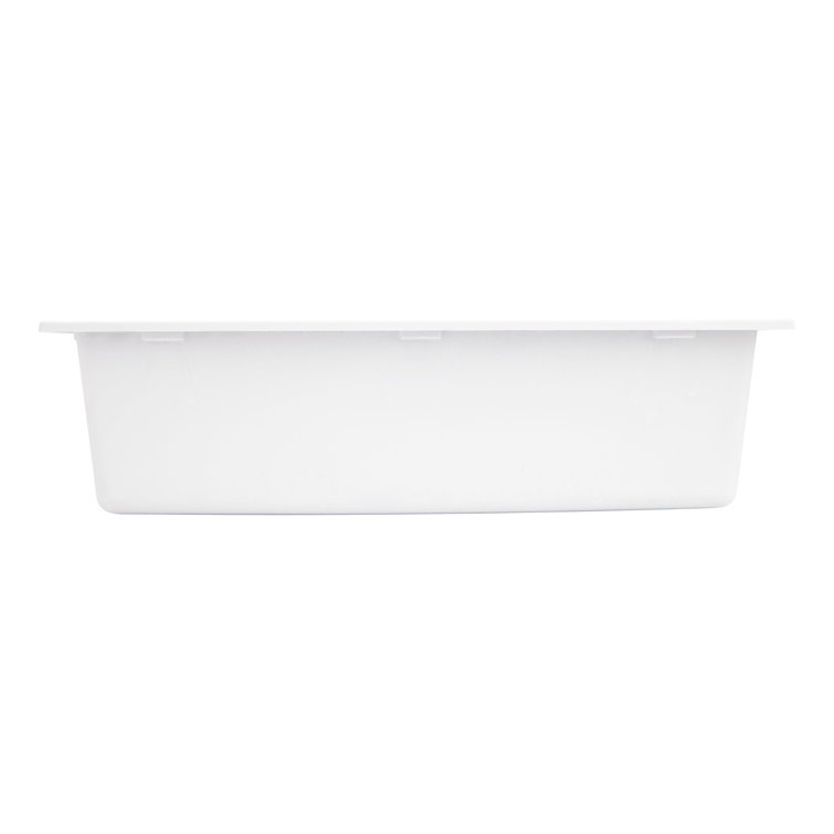 Holcomb 30" Cloud White Granite Composite Undermount Kitchen Sink