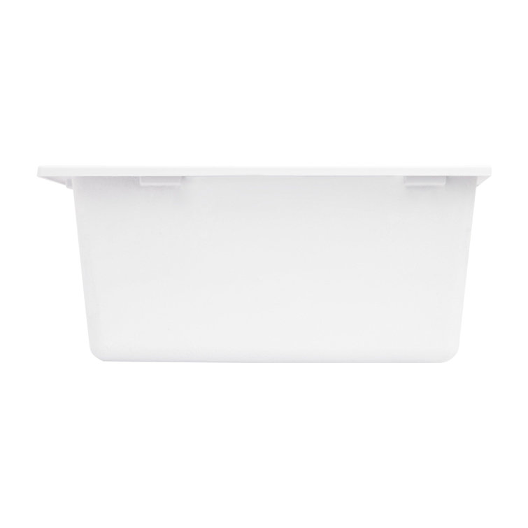 Holcomb 30" Cloud White Granite Composite Undermount Kitchen Sink