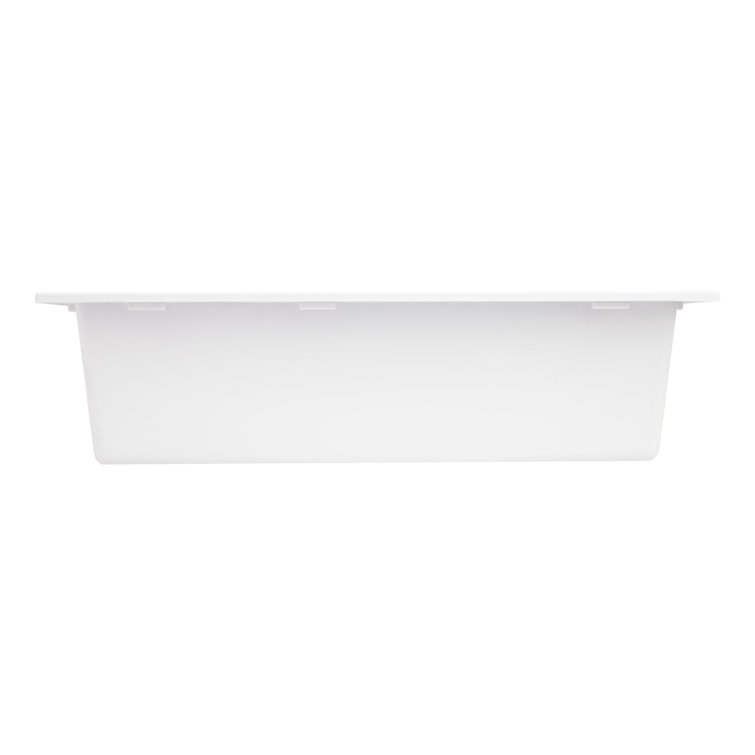 Holcomb 30" Cloud White Granite Composite Undermount Kitchen Sink