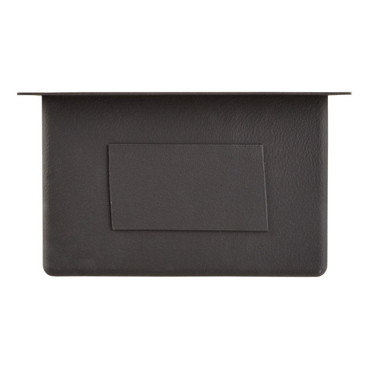 Atlas 15" Gunmetal Black Stainless Steel Undermount Kitchen Sink