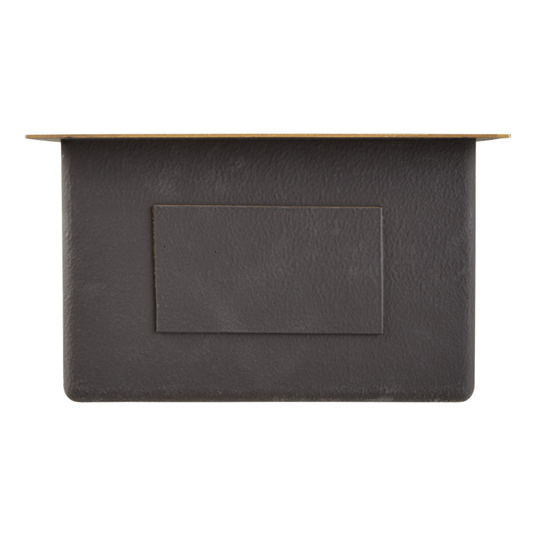 Atlas 15'' Matte Gold Stainless Steel Undermount Kitchen Sink