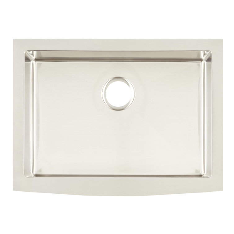 Fournier 24'' Stainless Steel Farmhouse Apron Kitchen Sink