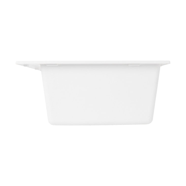 Cloud White Double Basin Granite Composite Drop-In Kitchen Sink