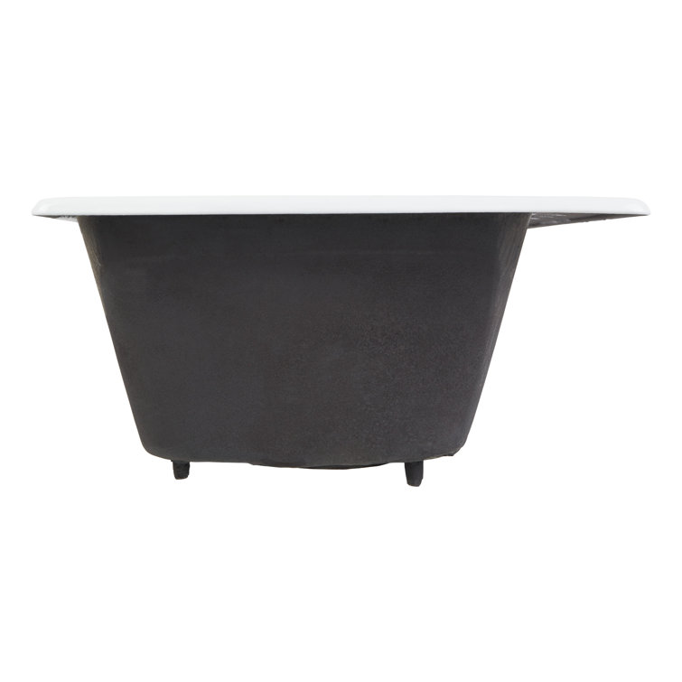 Selkirk 43" White Cast Iron Double Basin Drop-In Sink