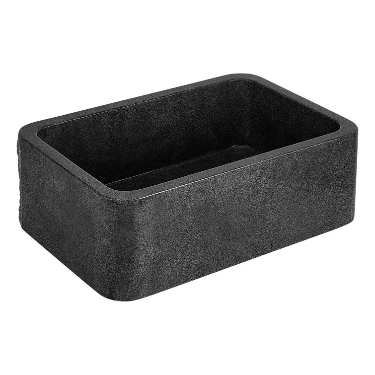 Finbrook 30" Black Stone Farmhouse Kitchen Sink