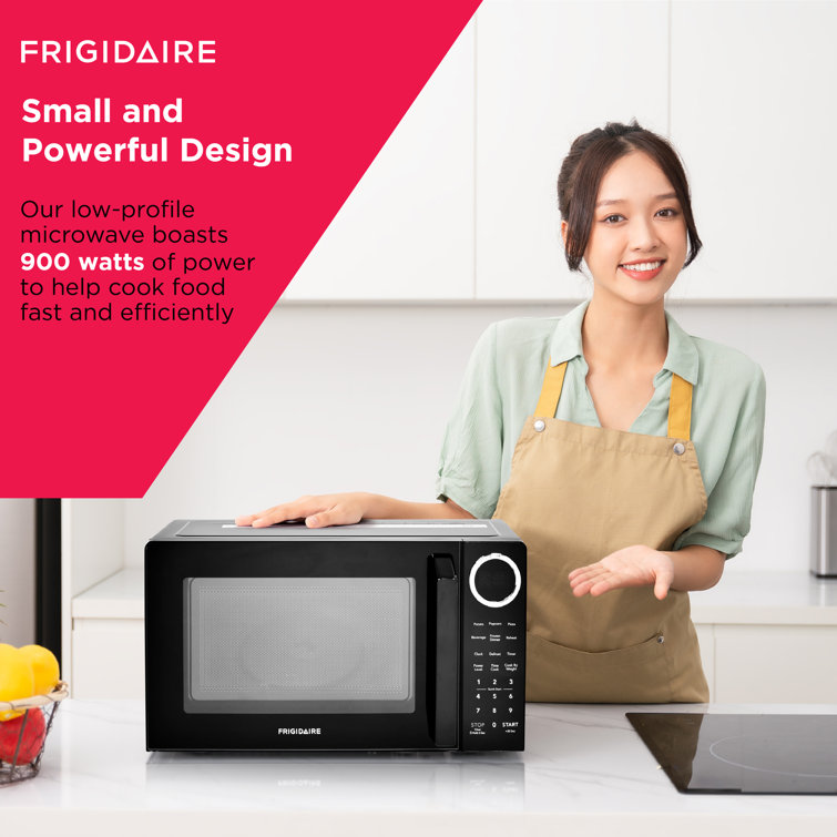 Frigidaire Black Painted Small Countertop Microwave Oven