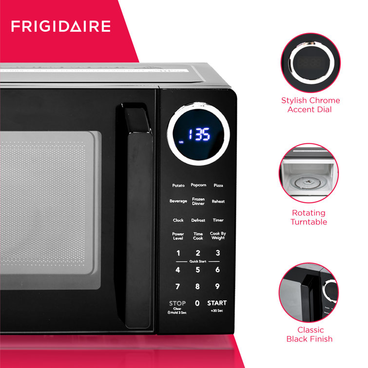 Frigidaire Black Painted Small Countertop Microwave Oven