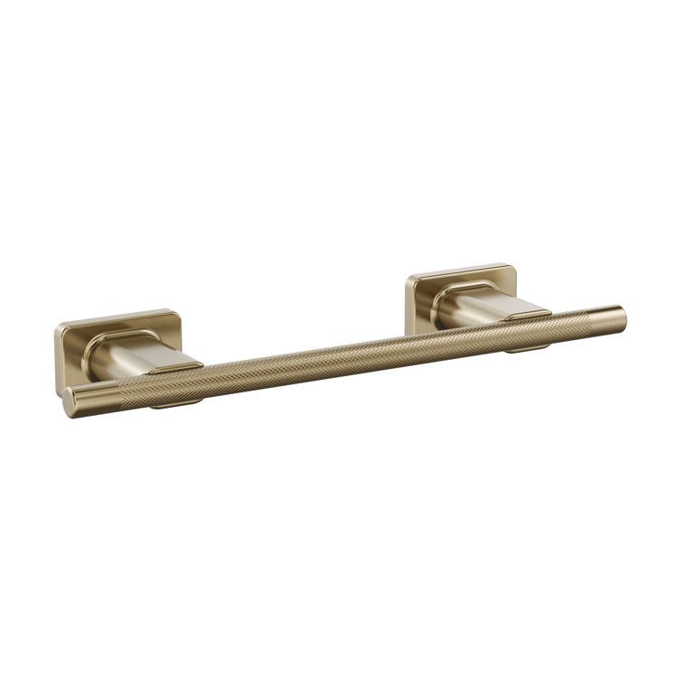 Bronx Brushed Gold Wall Mounted Towel Bar