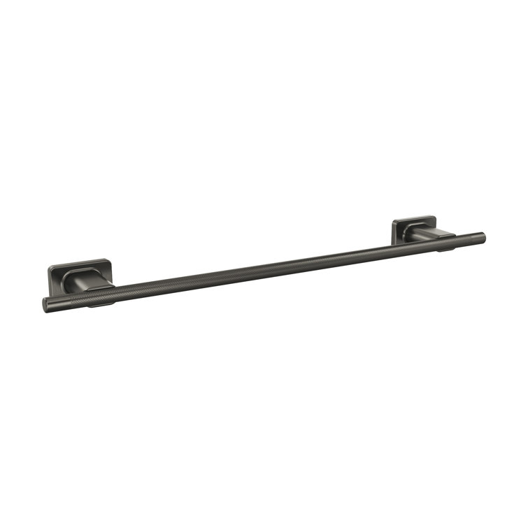 Bronx Gunmetal Wall Mounted 18-inch Industrial Towel Bar