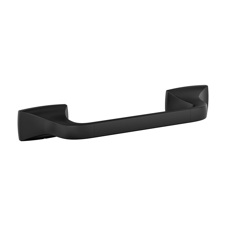 Highland Ridge Matte Black Wall Mounted Towel Bar