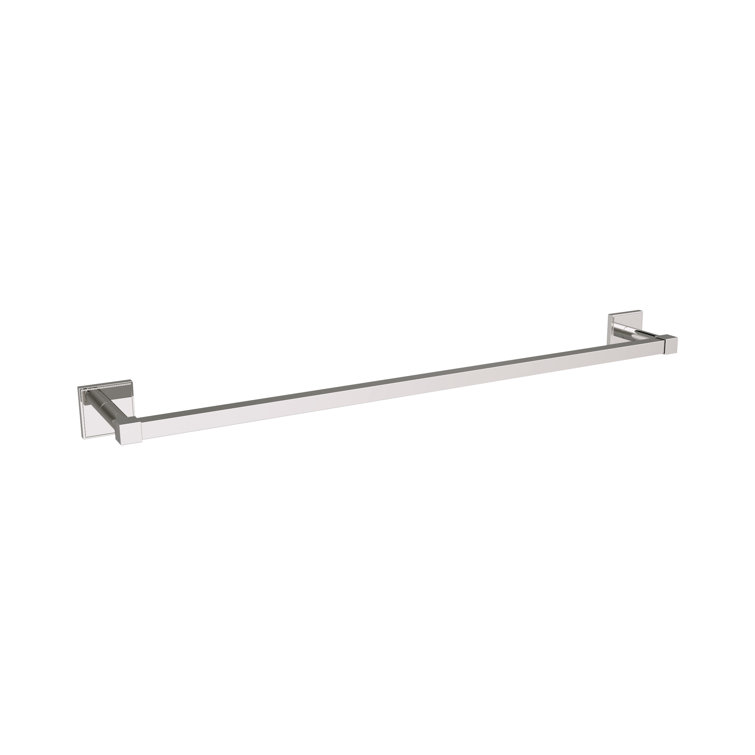 Polished Nickel Wall Mounted Towel Bar with E-Coating Finish