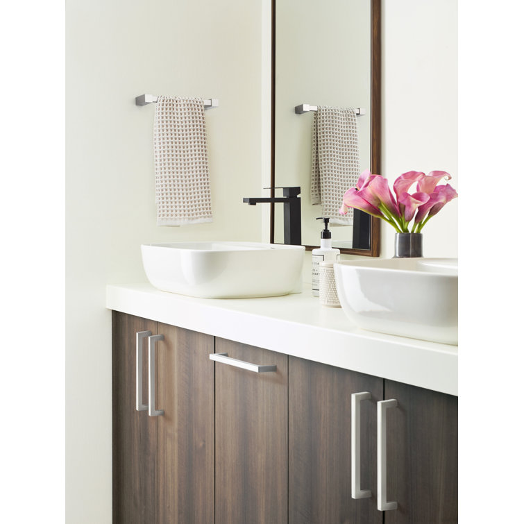 Monument Brushed Nickel Wall Mounted Towel Bar