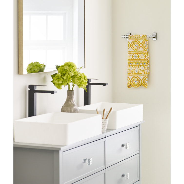 Davenport Chrome Wall Mounted 9 Inch Towel Bar