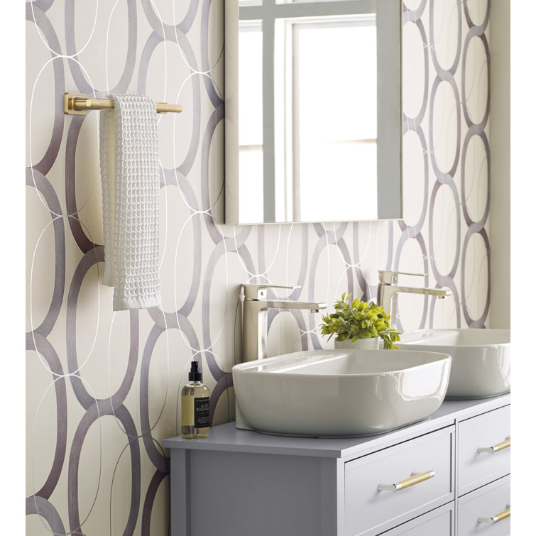 Bronx Brushed Gold Wall Mounted Towel Bar