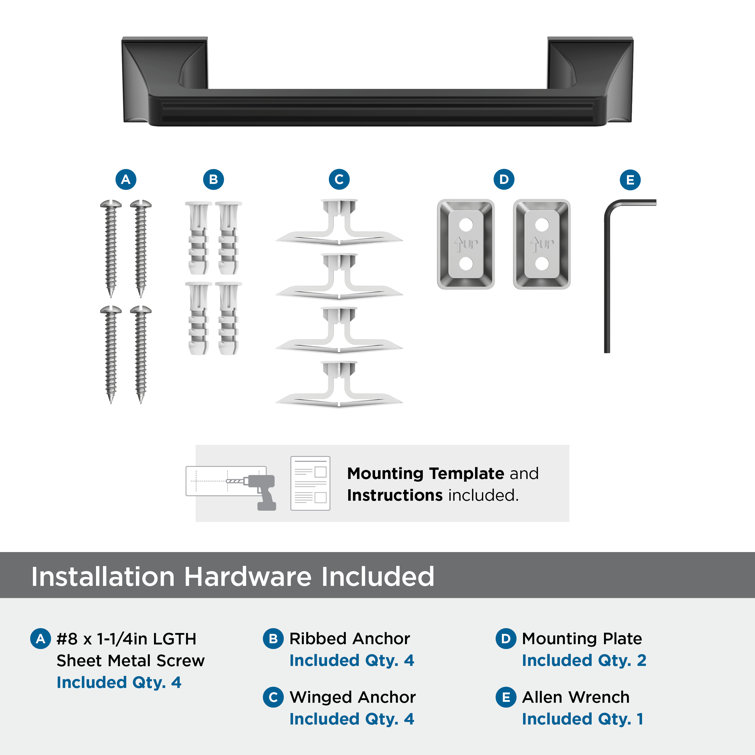Matte Black Wall Mounted Towel Bar with Sophisticated Lines