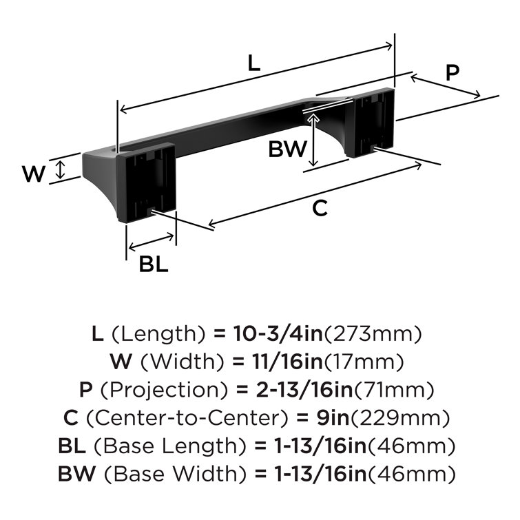 Matte Black Wall Mounted Towel Bar with Sophisticated Lines