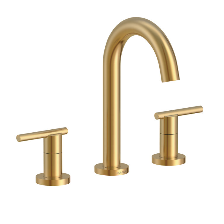 Parma Elegance Brushed Bronze Deck Mounted Faucet with Ceramic Handles
