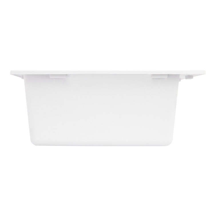 Holcomb 30" White Granite Composite Drop-In Kitchen Sink