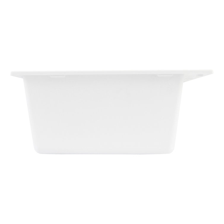 Cloud White Granite Composite Undermount Kitchen Sink