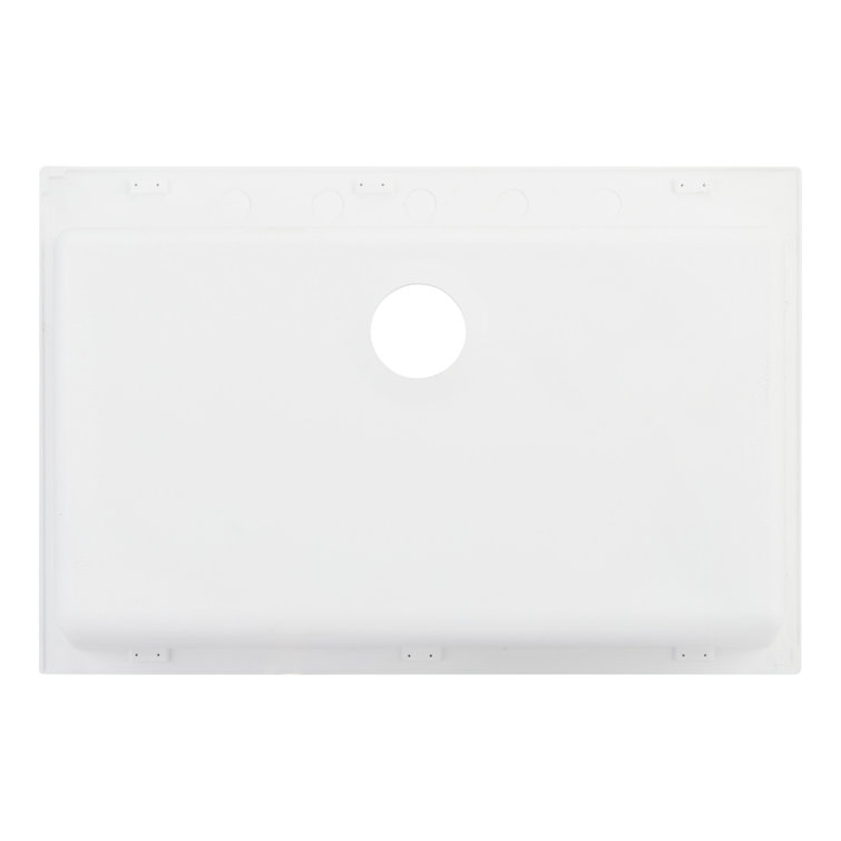 Cloud White Granite Composite Undermount Kitchen Sink