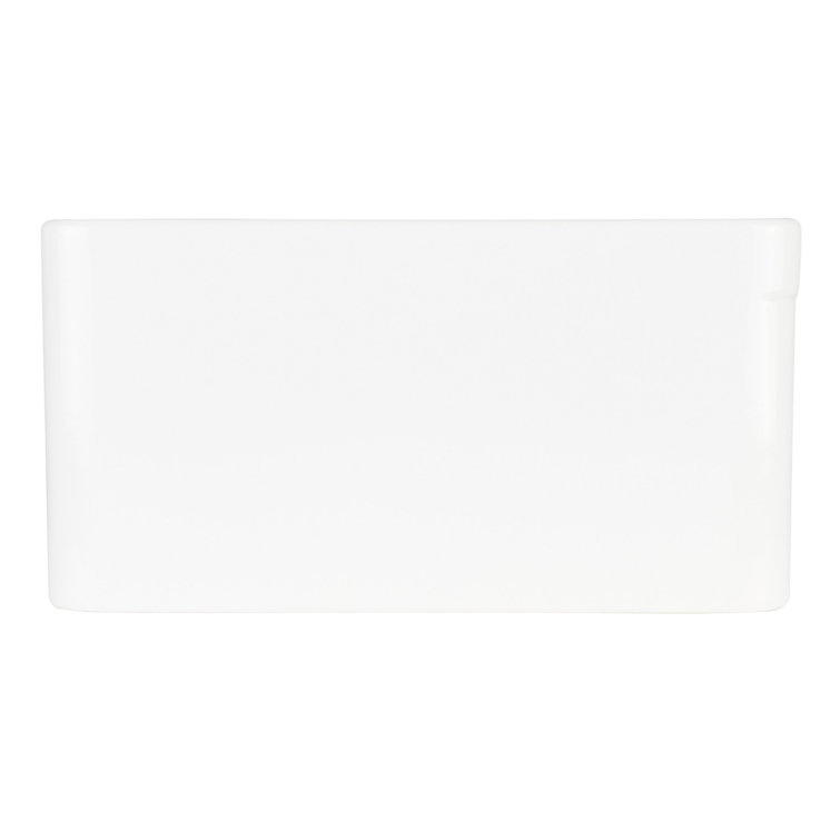 Curington 33" White Fireclay Double Basin Farmhouse Sink