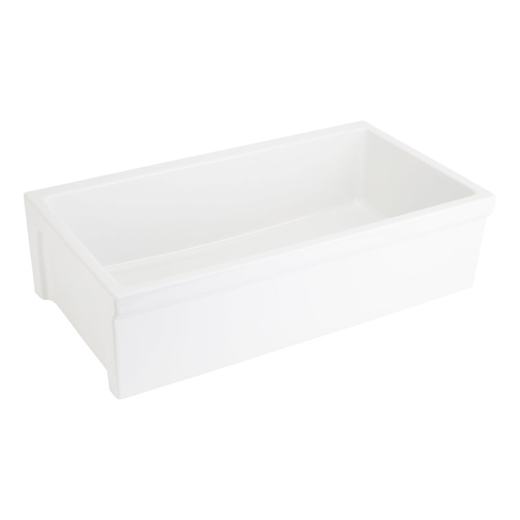 Gallo 36'' White Fireclay Farmhouse Apron Kitchen Sink
