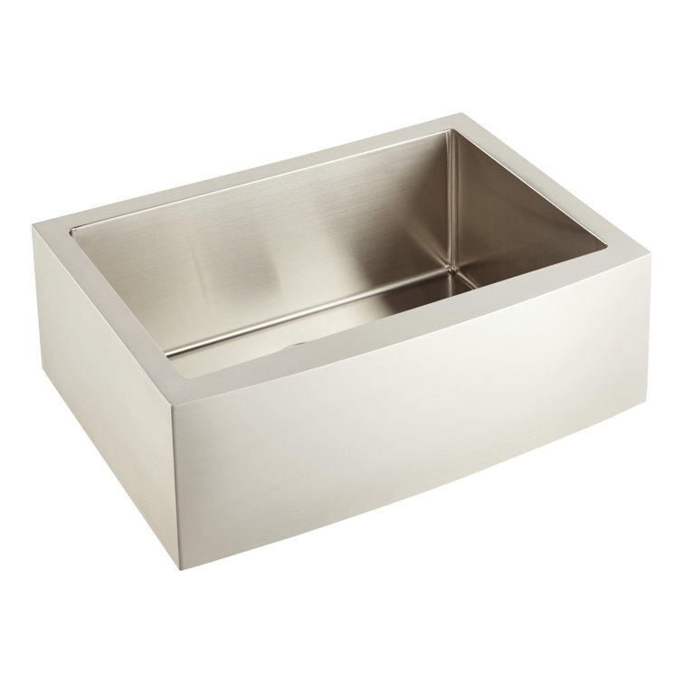 Fournier 27" Stainless Steel Farmhouse Kitchen Sink