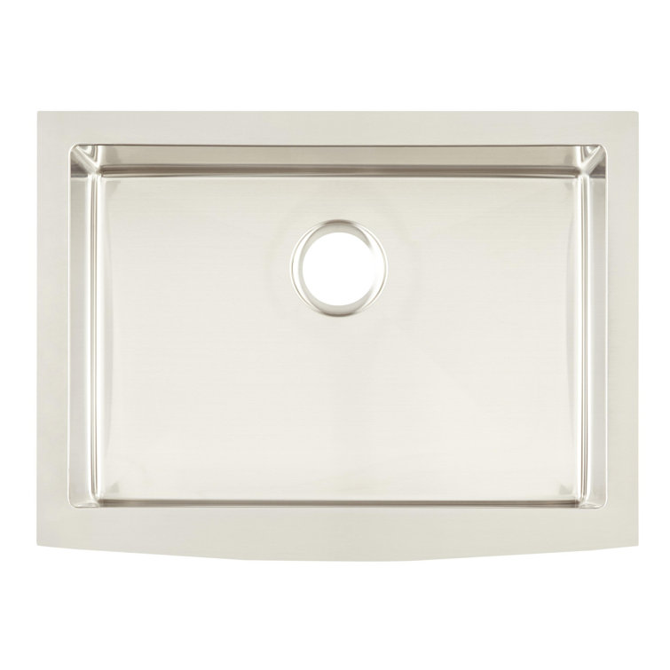 Fournier 27" Stainless Steel Farmhouse Kitchen Sink