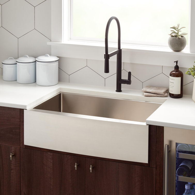 Fournier 36" Stainless Steel Apron Kitchen Sink