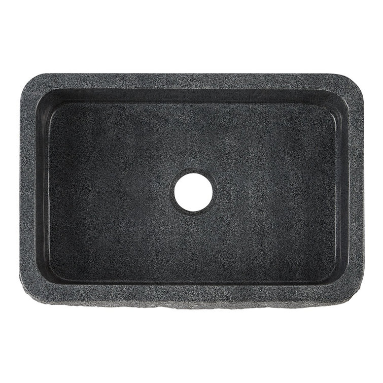 Blue Gray Granite 33" Farmhouse Apron Kitchen Sink