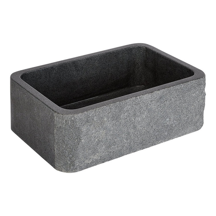 Blue Gray Granite 33" Farmhouse Apron Kitchen Sink