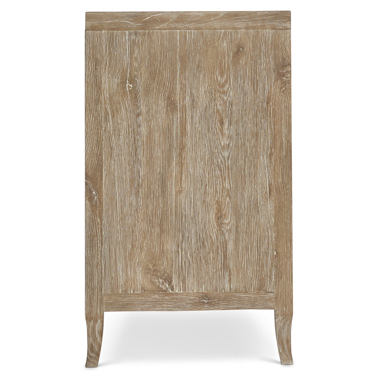 Aurum Finish Brown Oak Industrial 6-Drawer Dresser