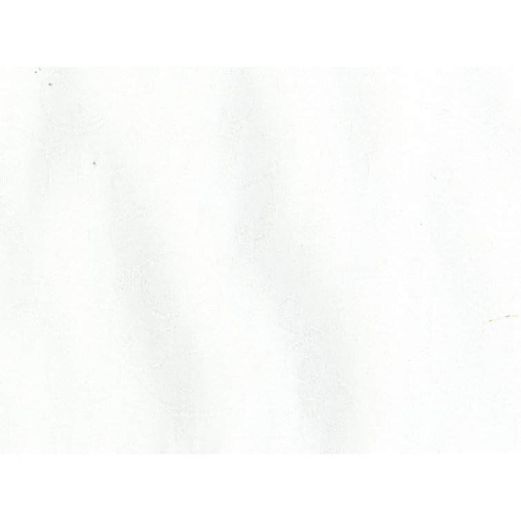 Elegant White Cotton Blend Jacquard Oval Tablecloth