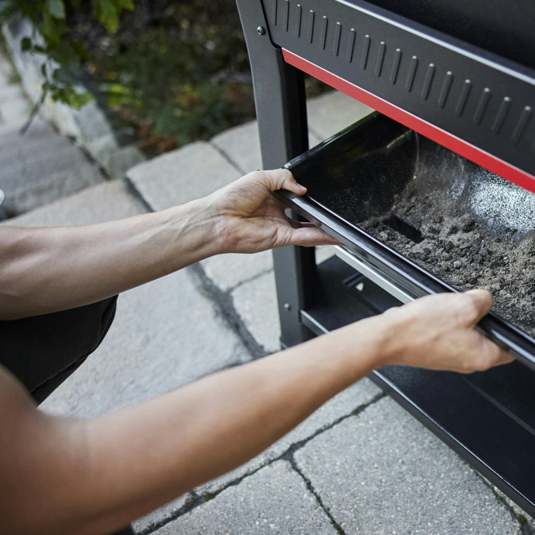 Black Digital Freestanding Wood Pellet Grill with Rotisserie