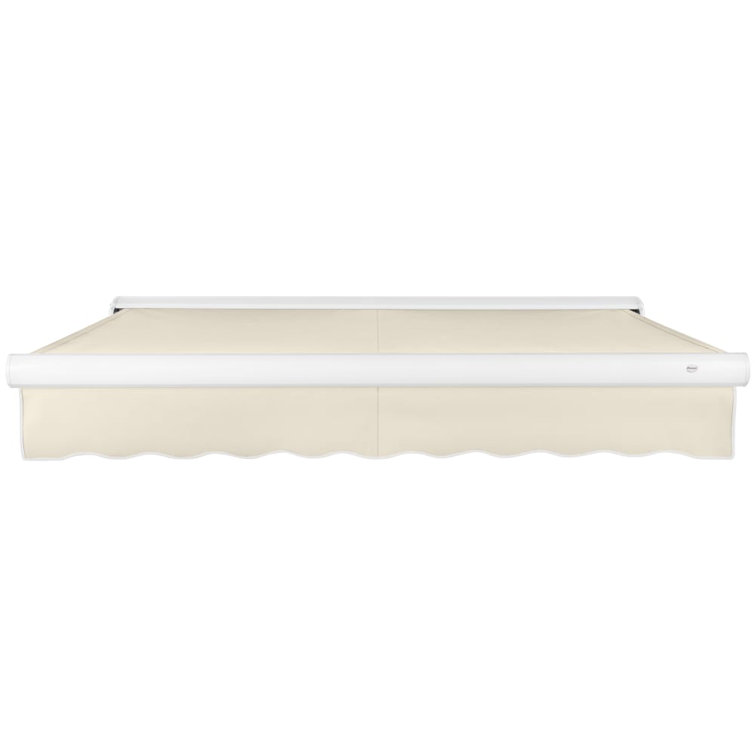 Linen Full-Cassette Motorized Retractable Awning, 14' x 10'