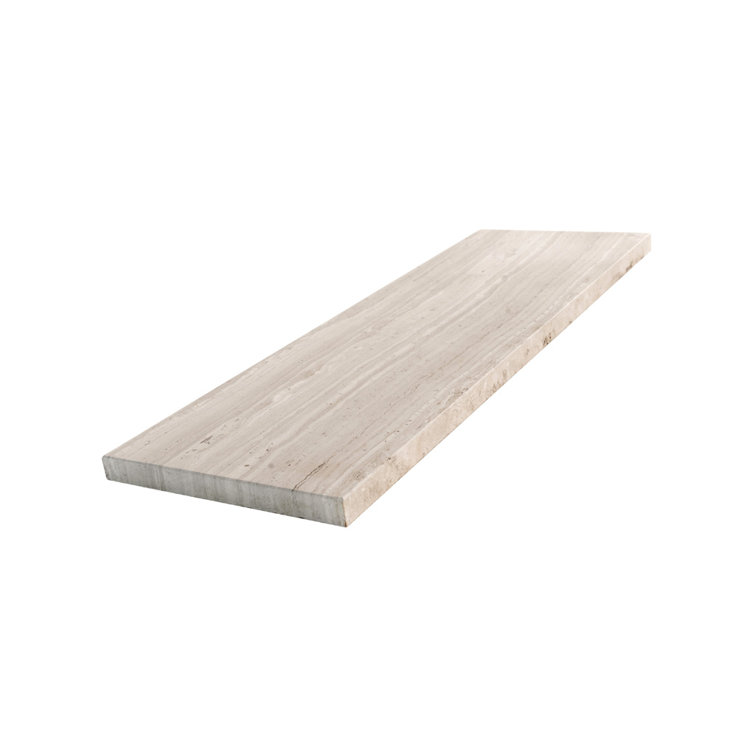 Wooden Beige 4" x 12" Honed Marble Subway Tile
