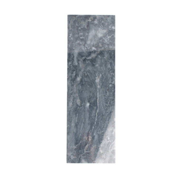 Gray 4" x 12" Polished Marble Subway Tile
