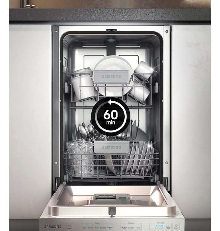 18-inch Stainless Steel Top Control Built-in Dishwasher