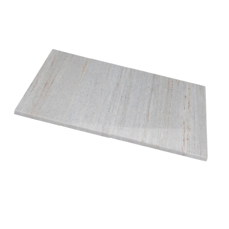 4" x 12" Polished Marble Look Beige Subway Tile