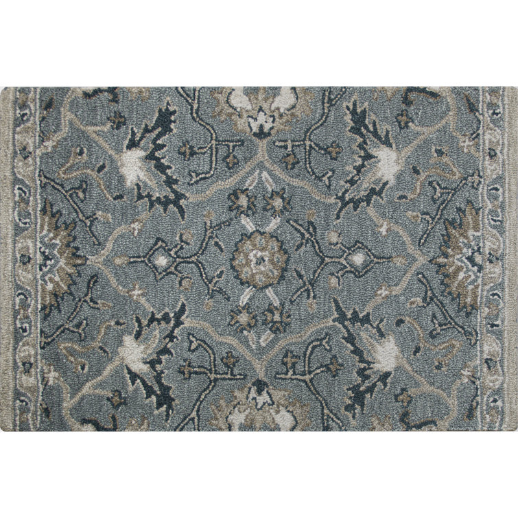 Blair Handmade White Wool Rectangular Runner Rug 2'3" x 8'