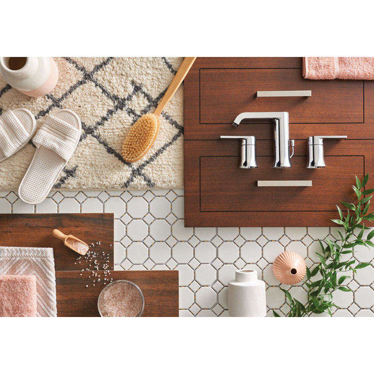 Moen Genta Chrome Widespread Bathroom Sink Faucet with Two Handles