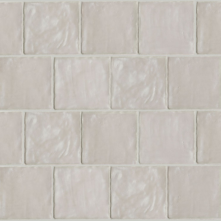 Duchess Glossy Beige Ceramic 4" x 4" Square Wall Tile