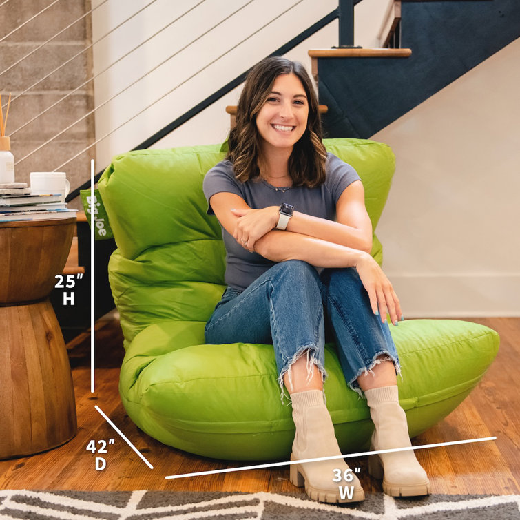 Spicy Lime Nylon Blend Bean Bag Lounger