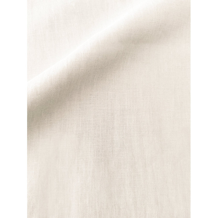 Ivory Linen 24x24 Pillow with Polyester Fill