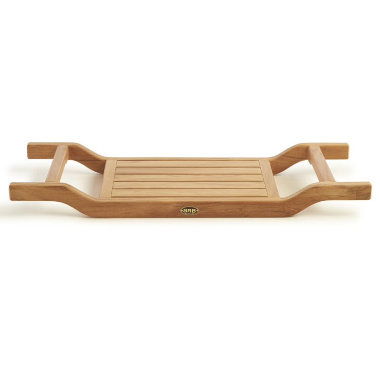 Coach 34.5" Teak Wood Tub Caddy and Seat