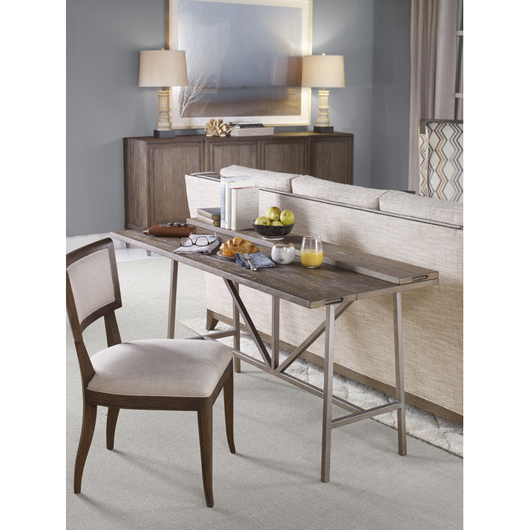 White Rustic Linen Upholstered Side Chair