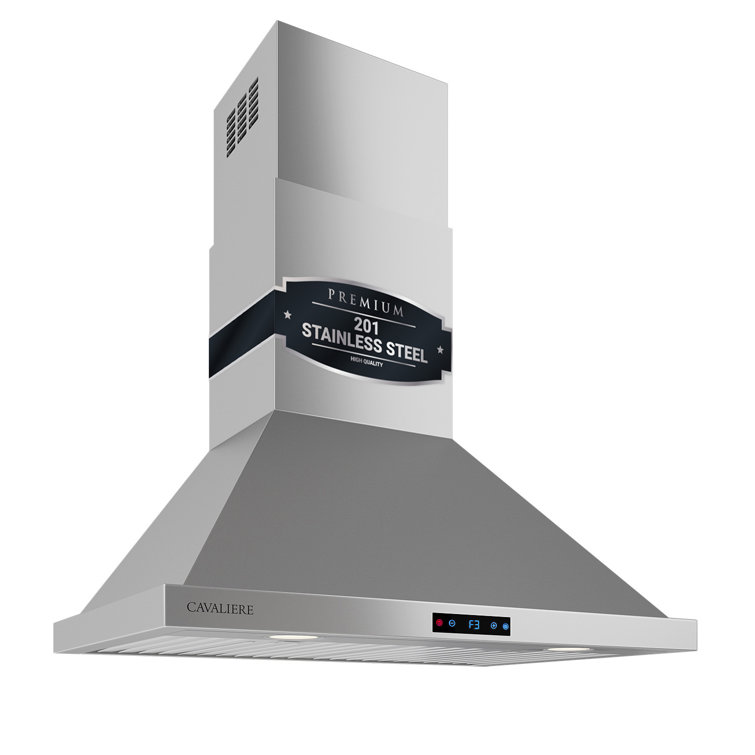 30-Inch Stainless Steel Wall Mounted Convertible Range Hood
