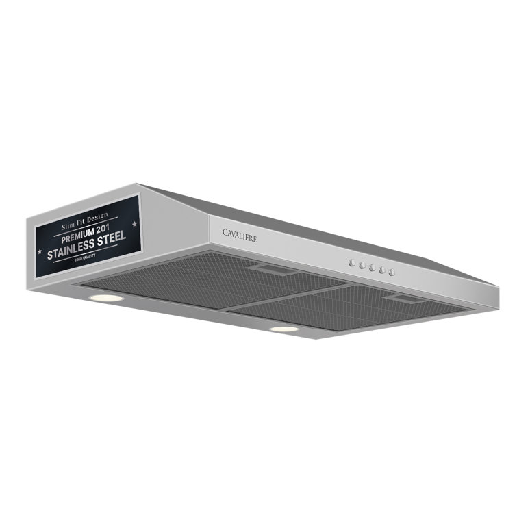 Cavaliere 32" Stainless Steel Under Cabinet Range Hood