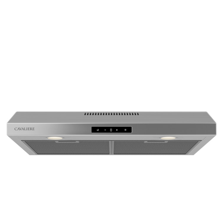 Cavaliere CAVALIERE 30" inch 200 CFM Ducted (Vented) Digital Under Cabinet Range Hood in Stainless Steel
