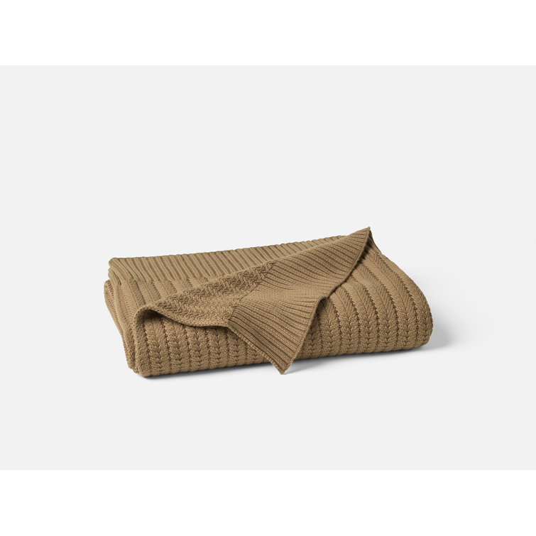 Doe Organic Cotton Knitted Throw Blanket 50"x70"
